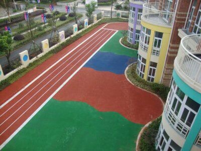上海崇明盛源幼兒園塑膠場地